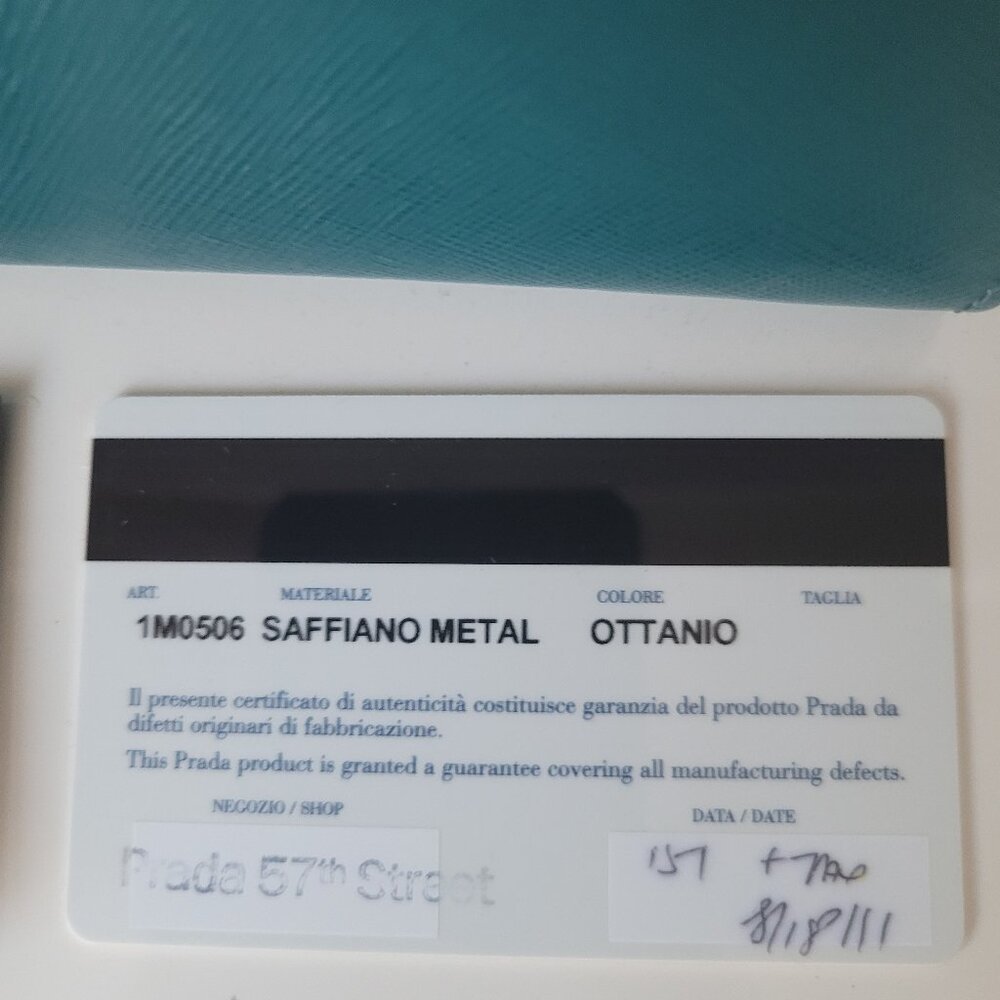 PRADA Saffiano Leather Zip-around Wallet  - Picture 11 of 11